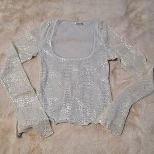 FREE PEOPLE SEQUIN TOP